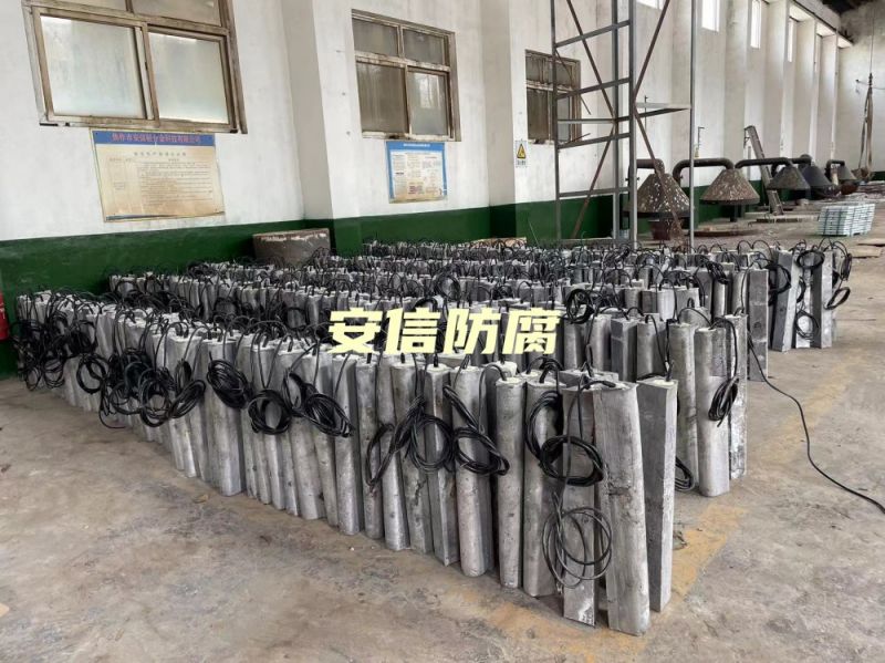 我公司鎂陽極，鋁合金陽極，鋁犧牲陽極，鎂陽極，鎂合金犧牲陽極在呼和浩特煉油廠的使用被評為優 秀生產商